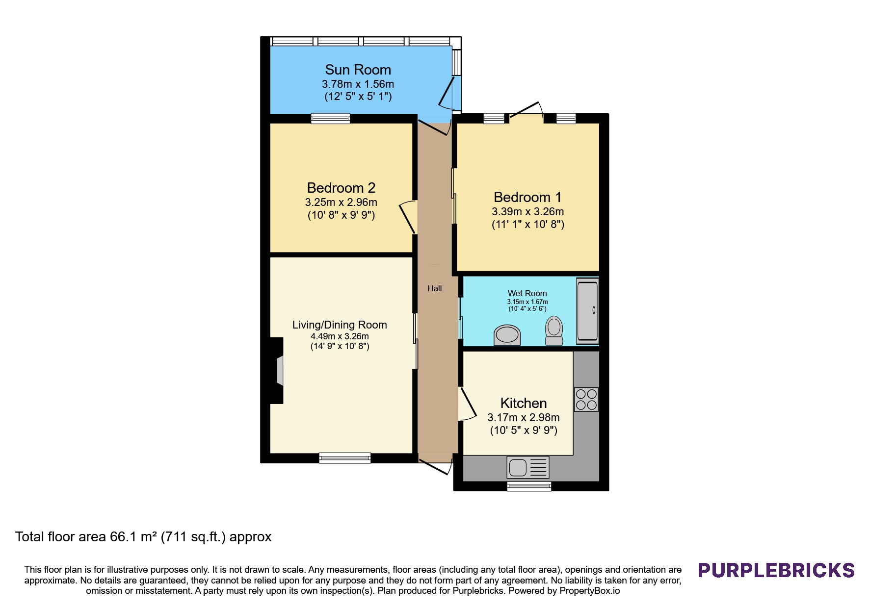 92, Roman Way, Cheltenham floorplan