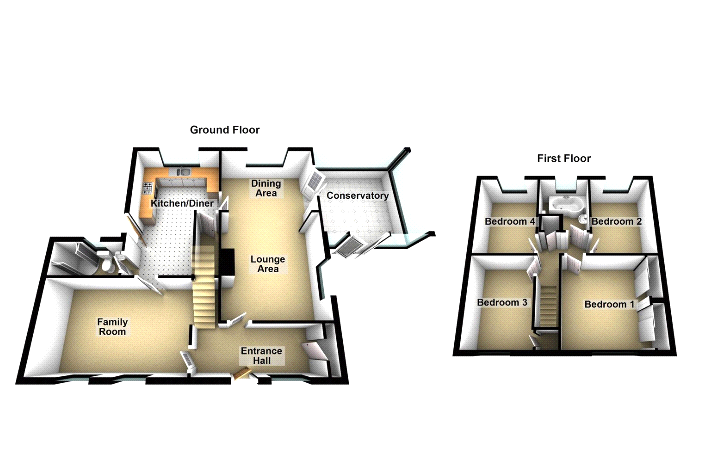 4 Bedrooms Detached house to rent in Coppice Court, Roper Avenue, Heanor, Derbyshire DE75