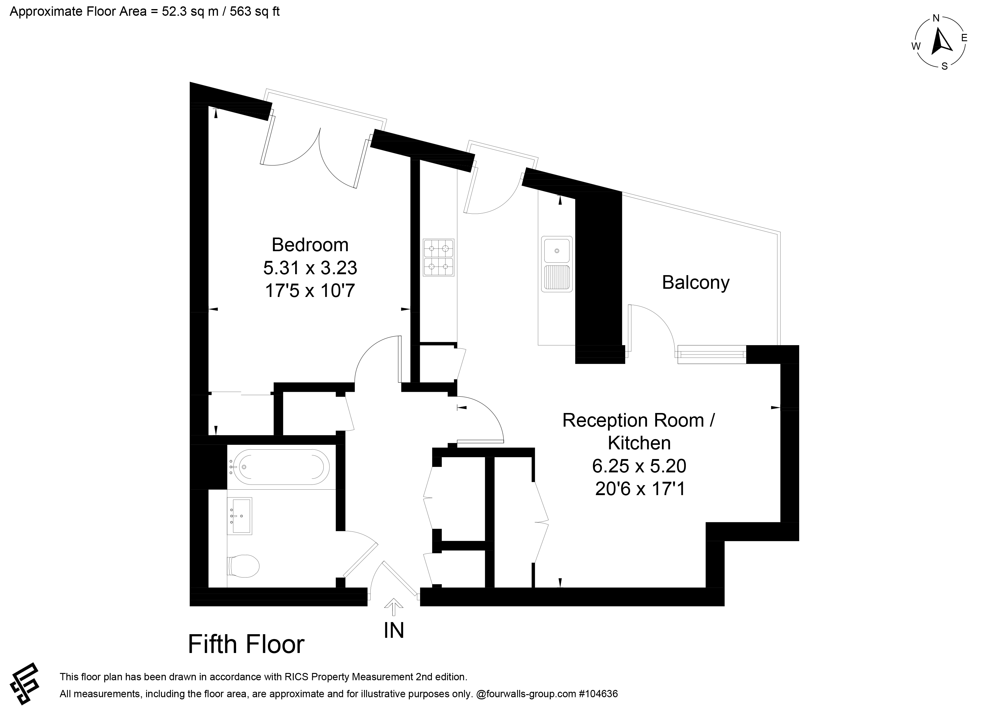 Sonic House, 6 Monier Road, London floorplan