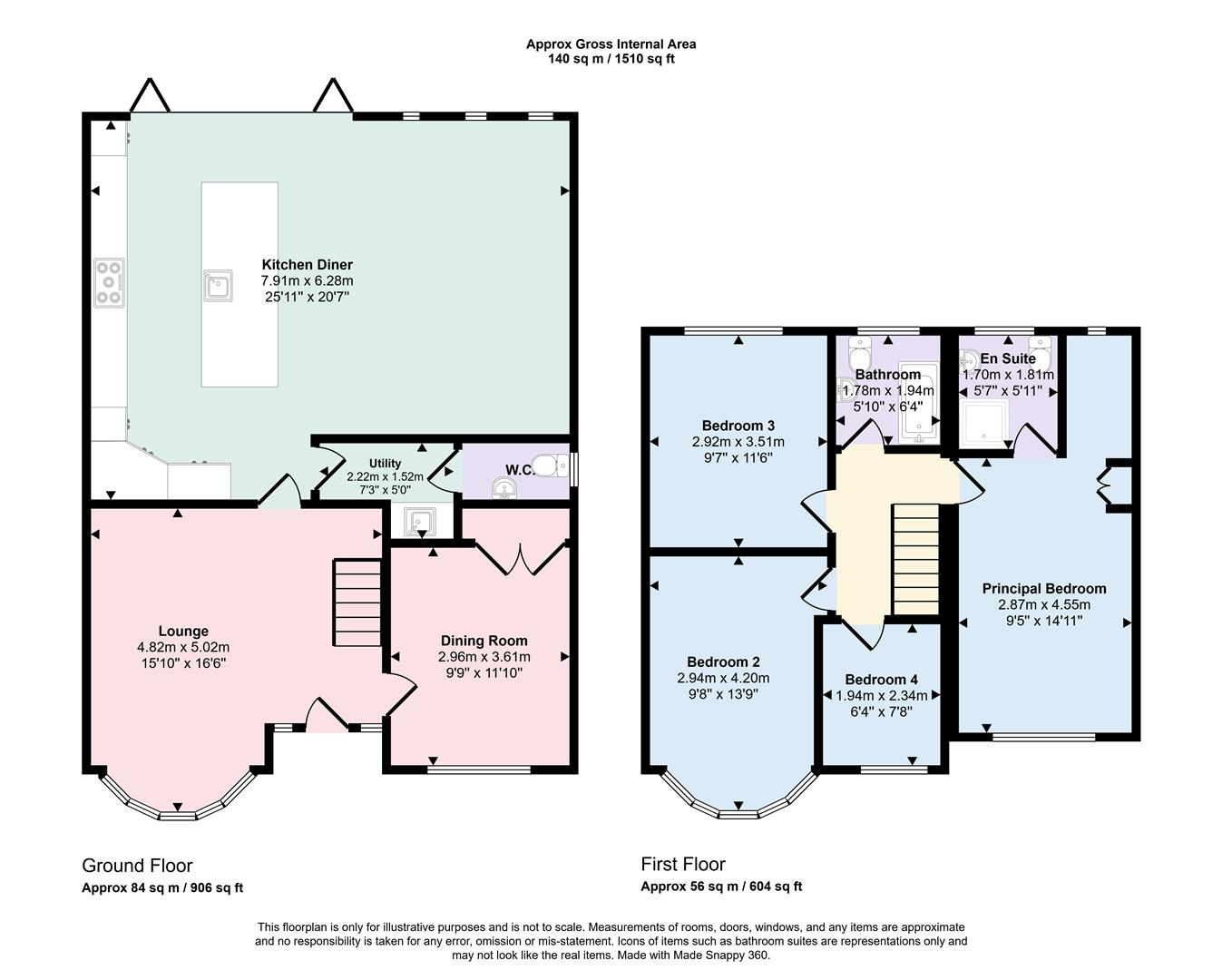 30, Highfield Road, Nuneaton floorplan