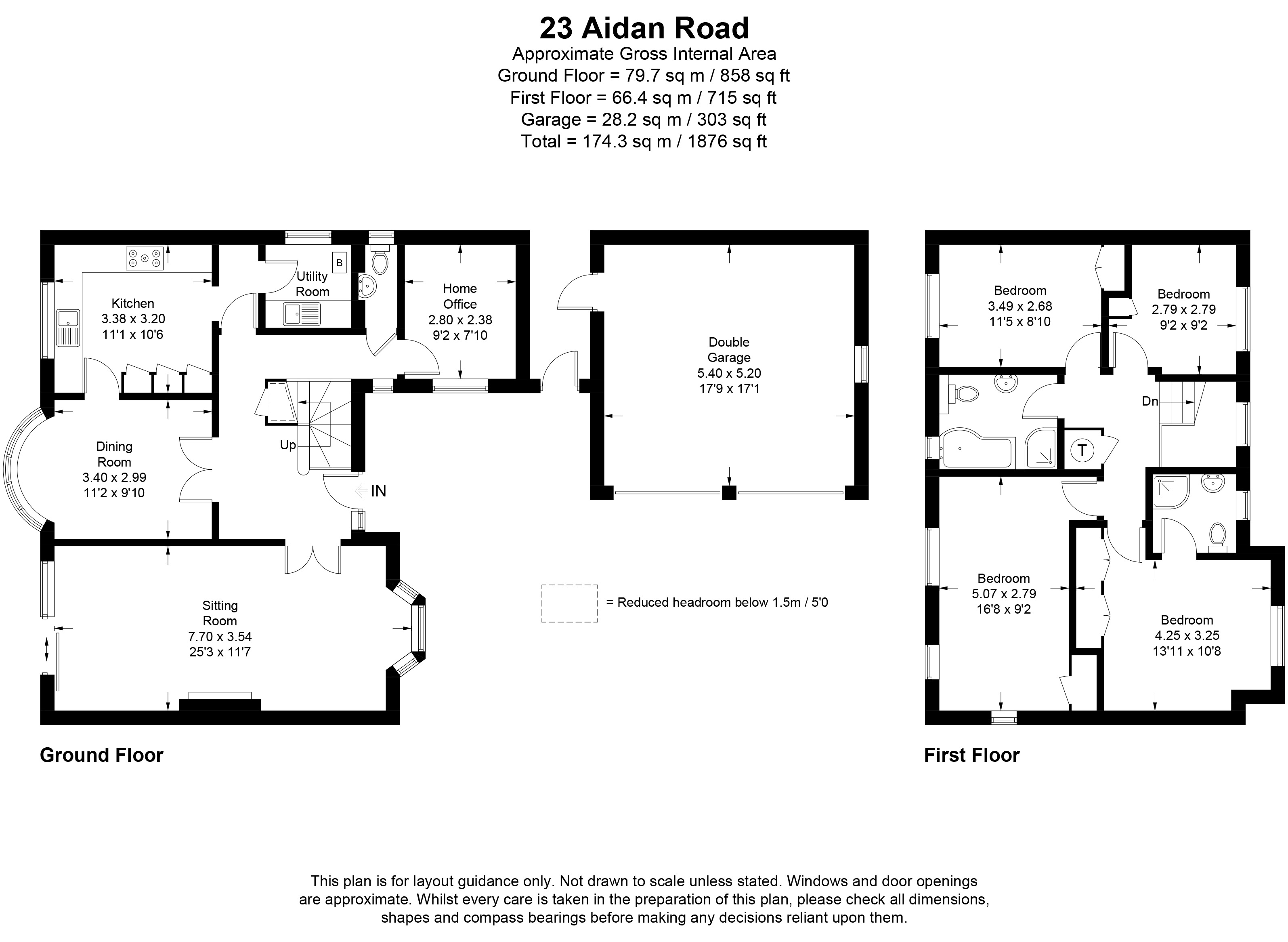 23, Aidan Road, Sleaford floorplan