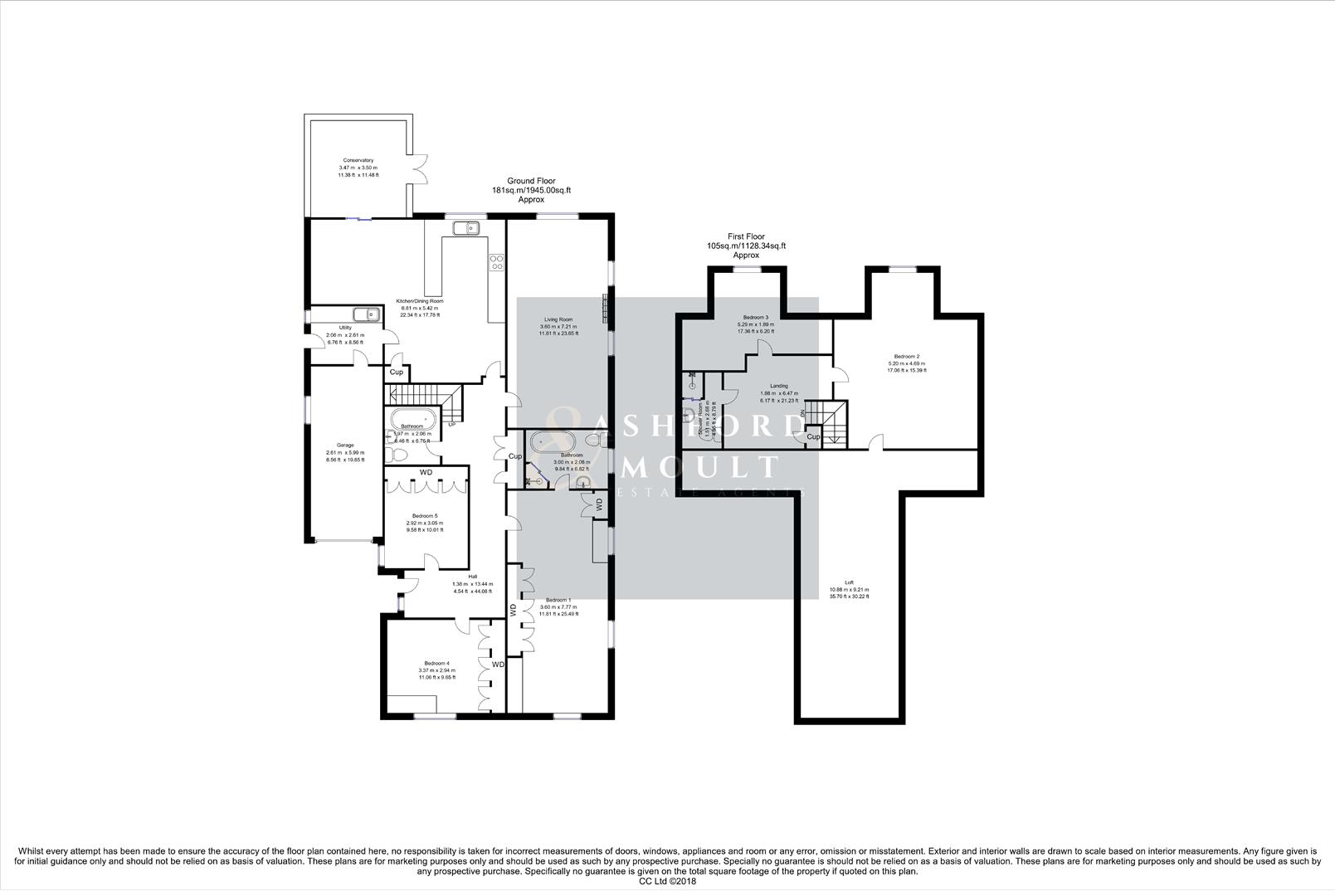 38, Moor Road, Nottingham floorplan