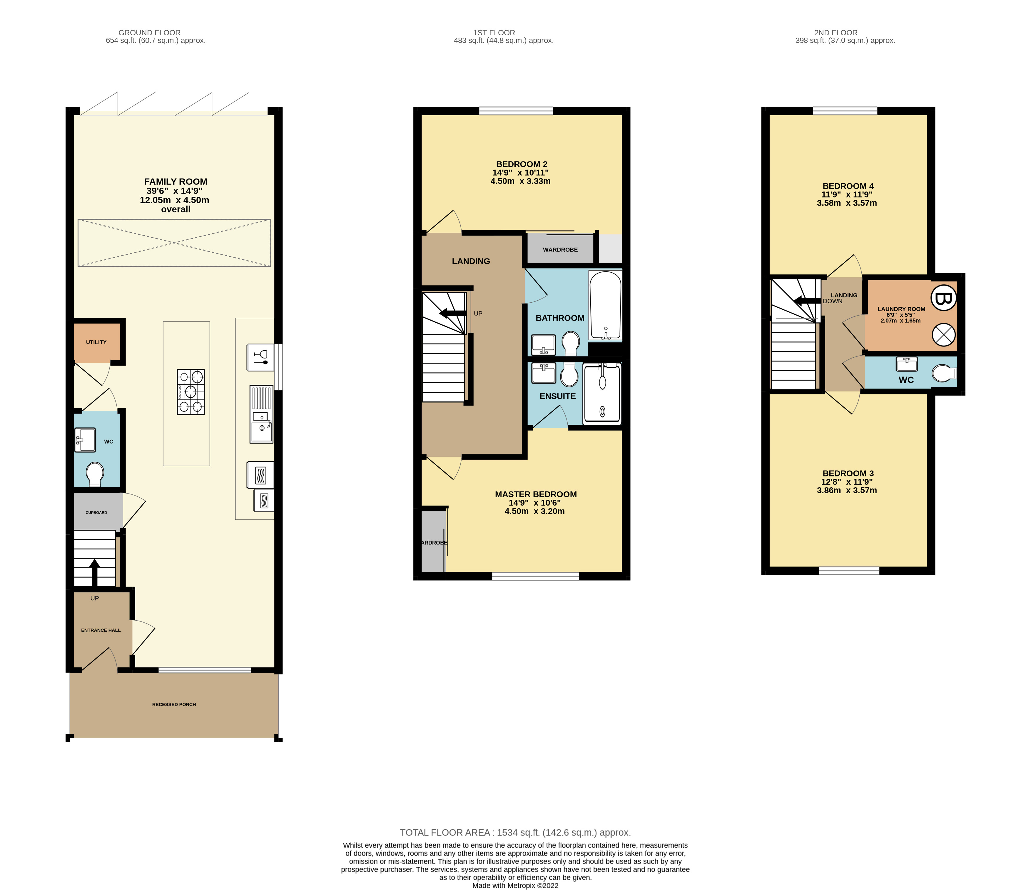 6, Barons Hall Lane, Fakenham floorplan