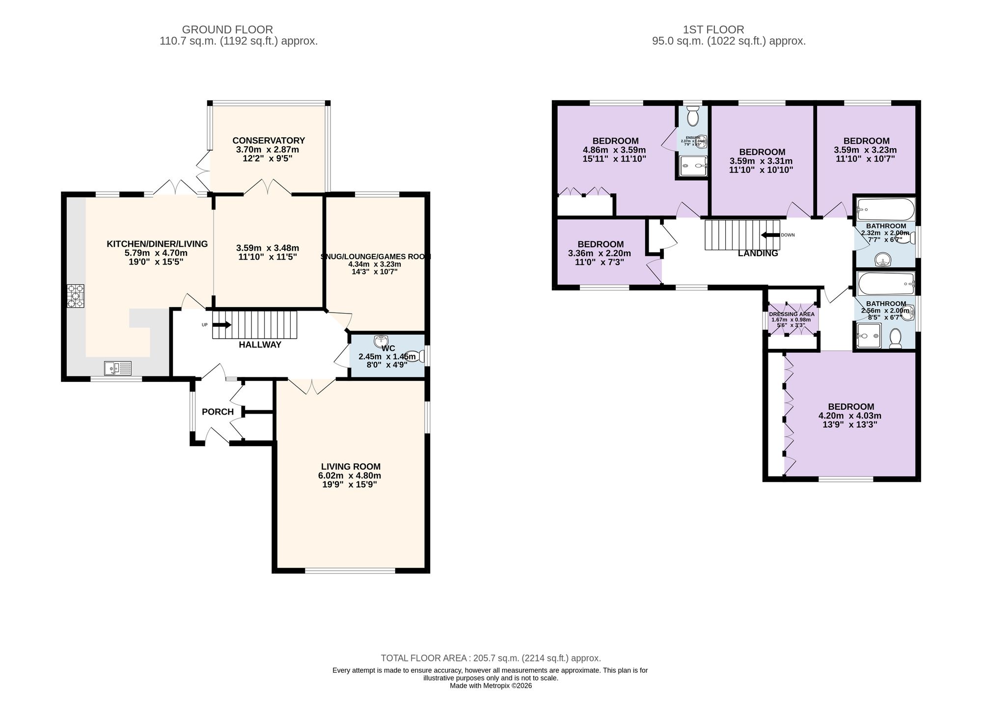 1 Swarbrick Avenue, Preston floorplan