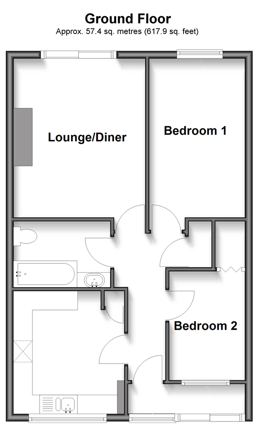 Keats Road Larkfield, Aylesford floorplan