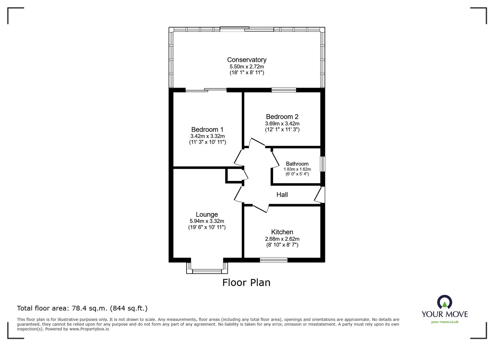 16, Lowlands Close, Barnsley floorplan