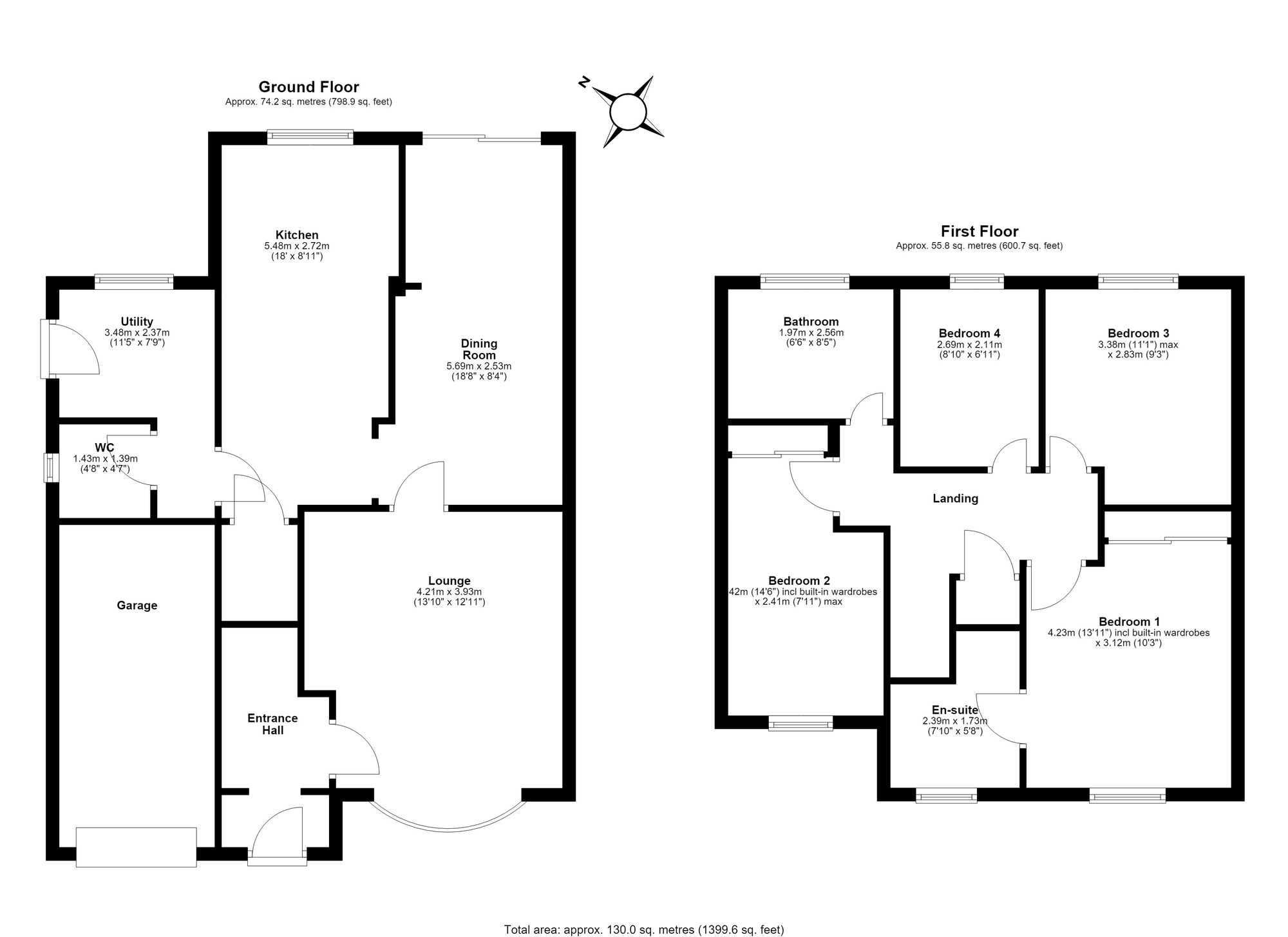 16 Elvington Close, Billingham floorplan