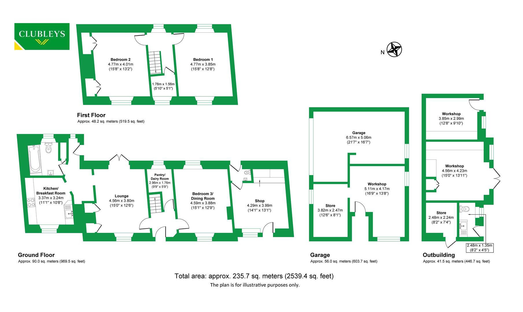 'OLD RAWDALE FARM', 22, Market Place, South Cave Brough floorplan
