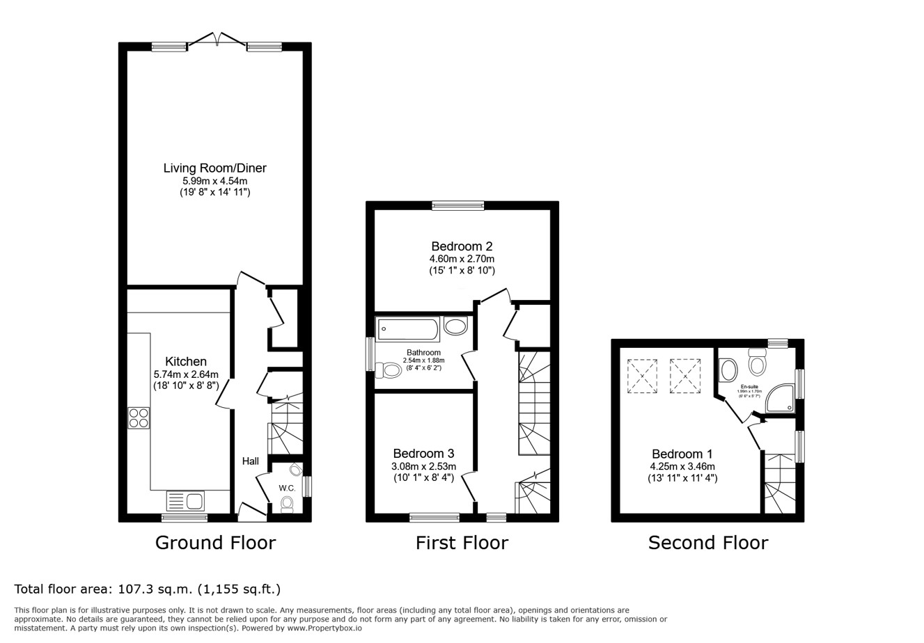 36, Connaught Avenue, Kidderminster floorplan