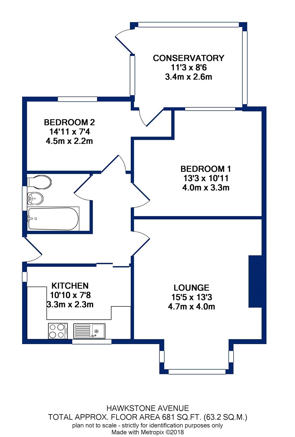 2 Bedrooms Semi-detached bungalow for sale in Hawkstone Avenue, Guiseley, Leeds LS20