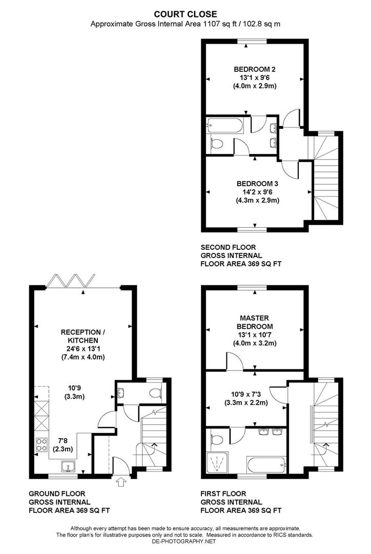 House 3 Court Close, Boydell Court, London floorplan