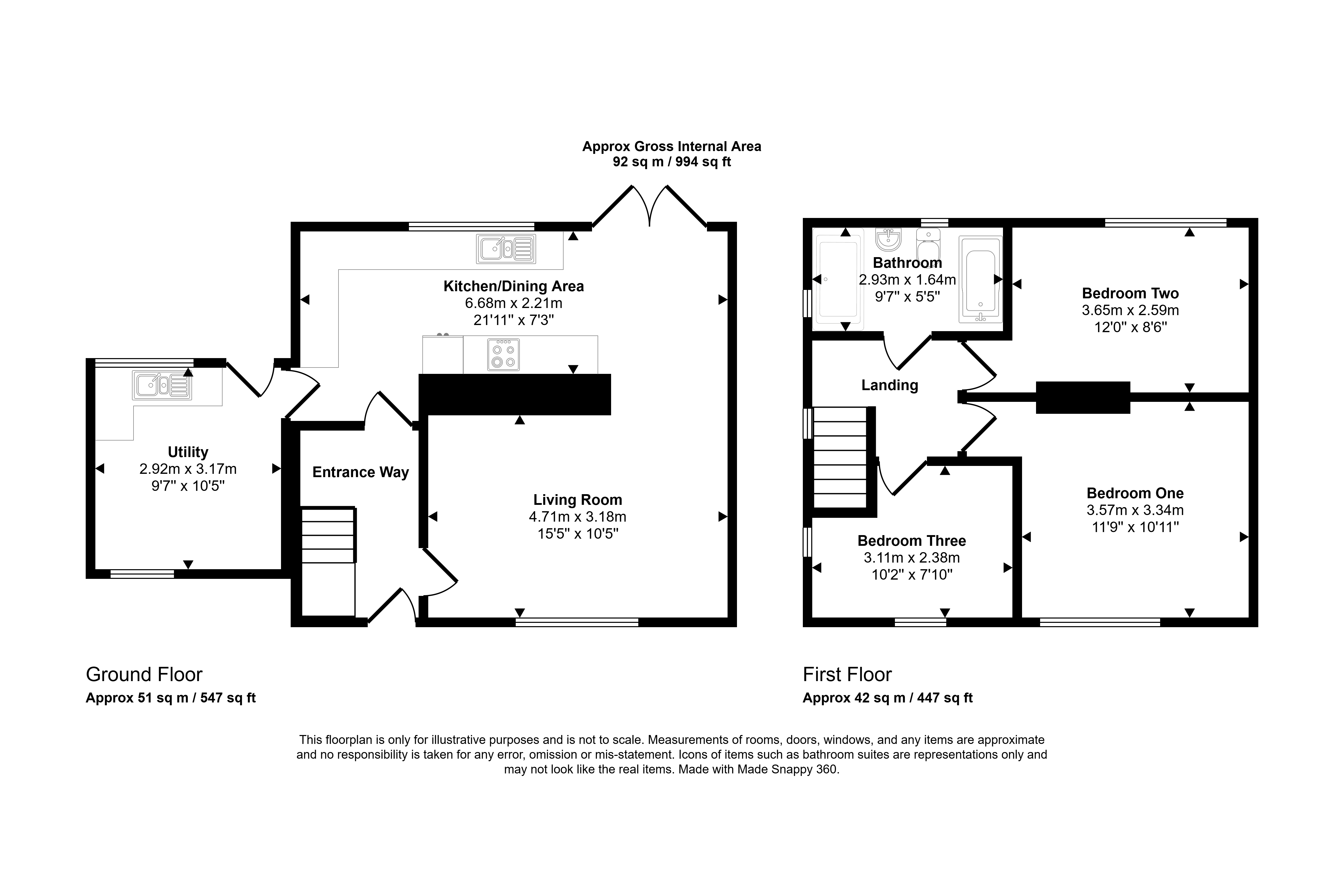 28, Ashbrooke Estate, Durham floorplan