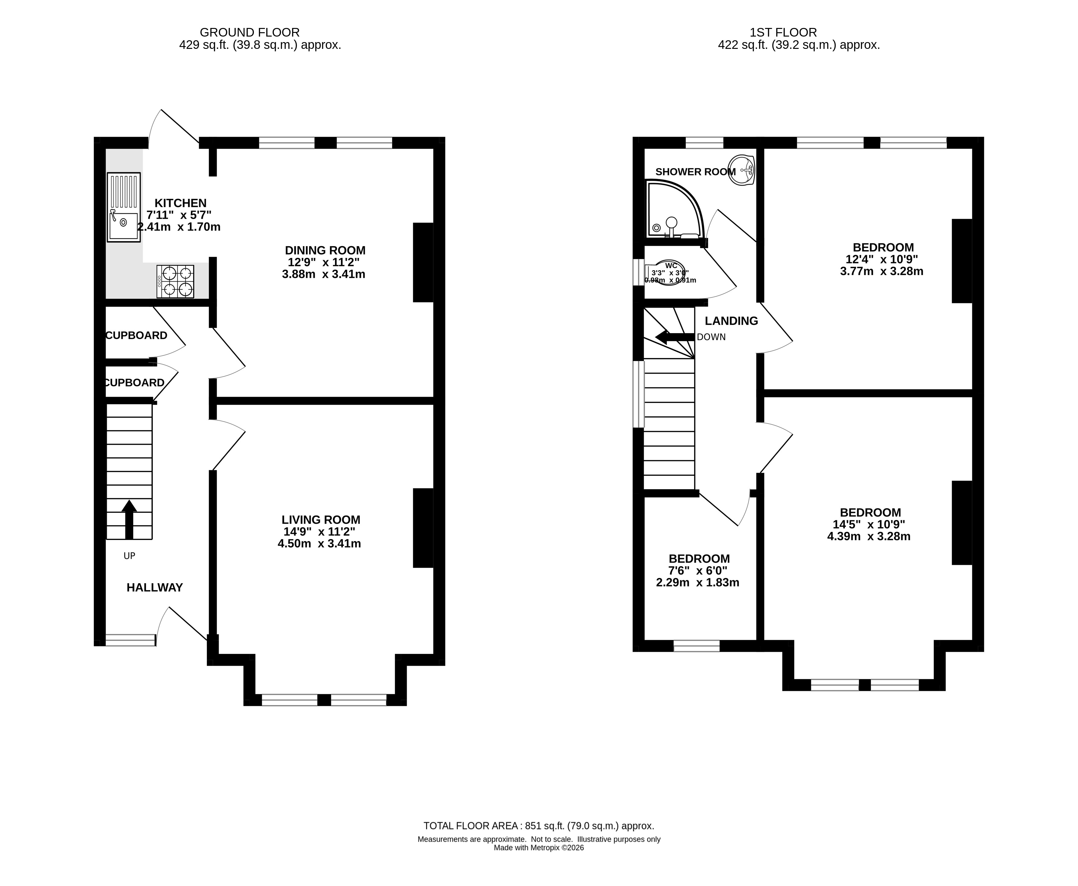 317, Blandford Road, Beckenham floorplan