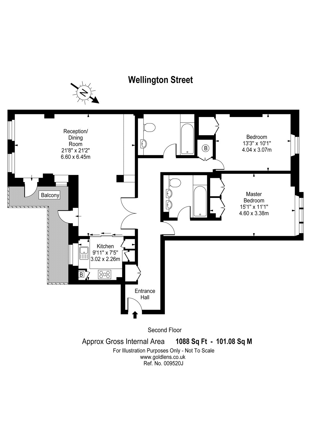 2 Bedrooms Flat to rent in Wellington Street, London WC2E