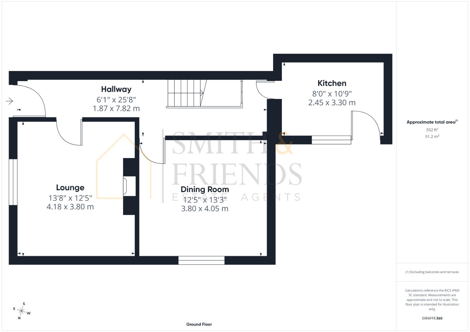 1, Regent Square, Hartlepool floorplan