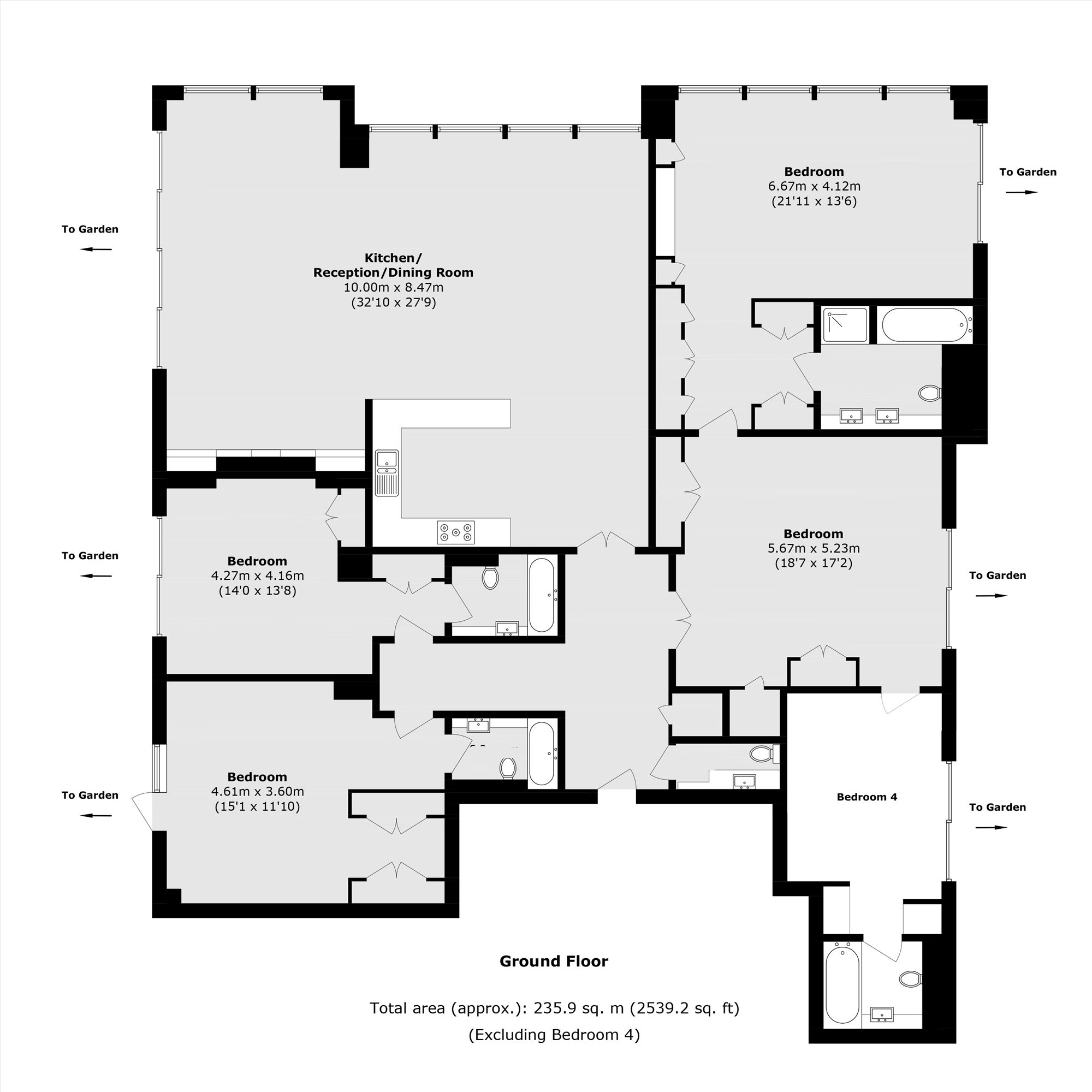 Apartment Ag1, Claydon House, Waterfront Drive, London floorplan