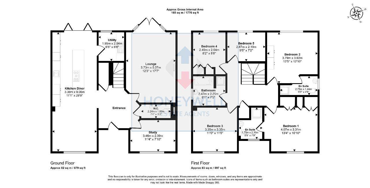 Westfield Close, Whalley floorplan
