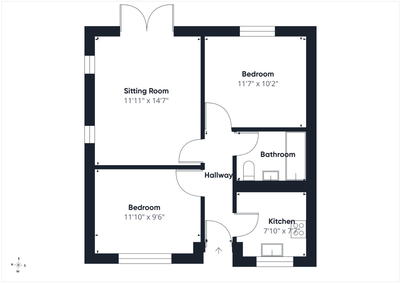 28A, Lees Road, Ashford floorplan