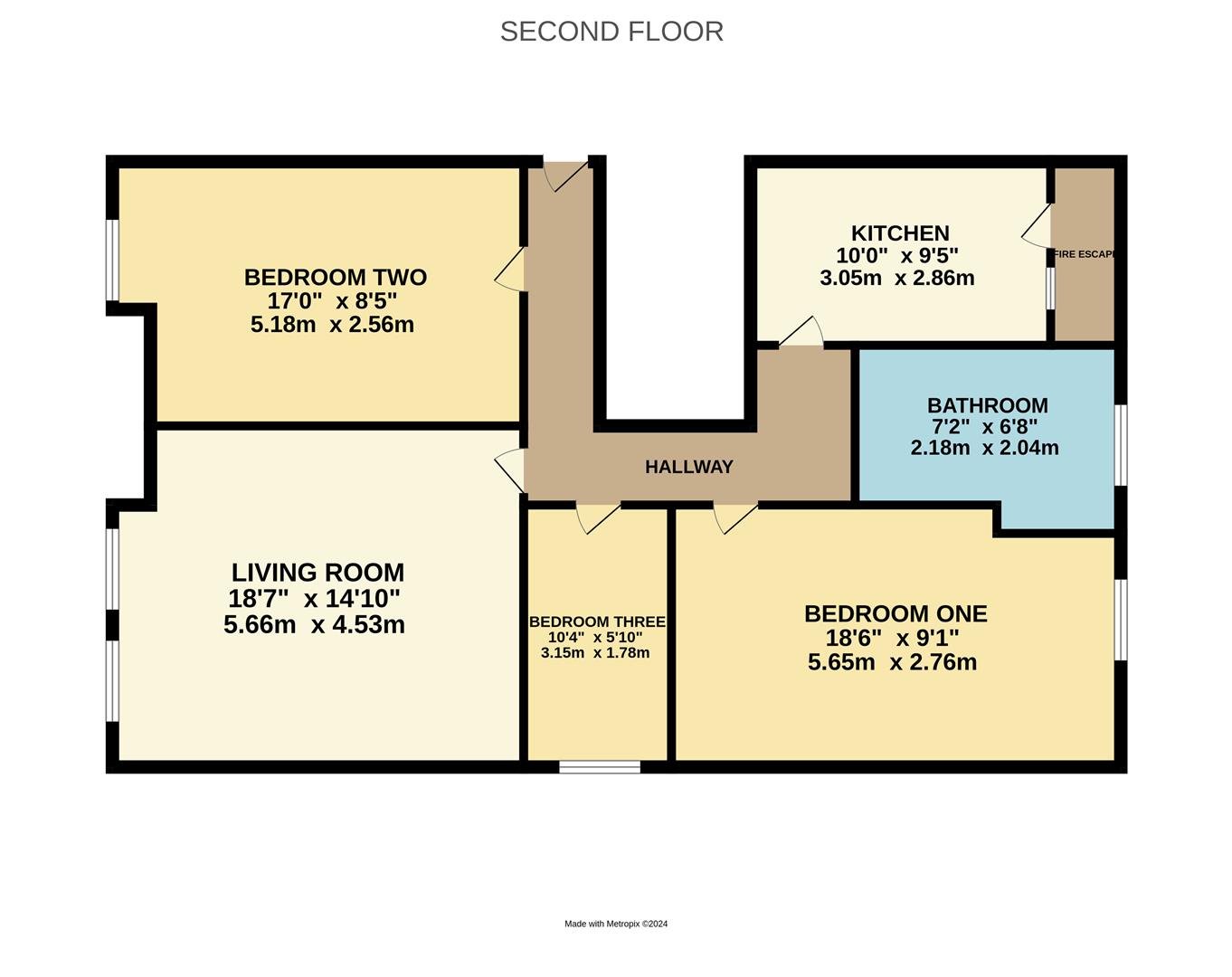 Flat 2 Beltry Court, 4a Devonshire Place, Eastbourne floorplan