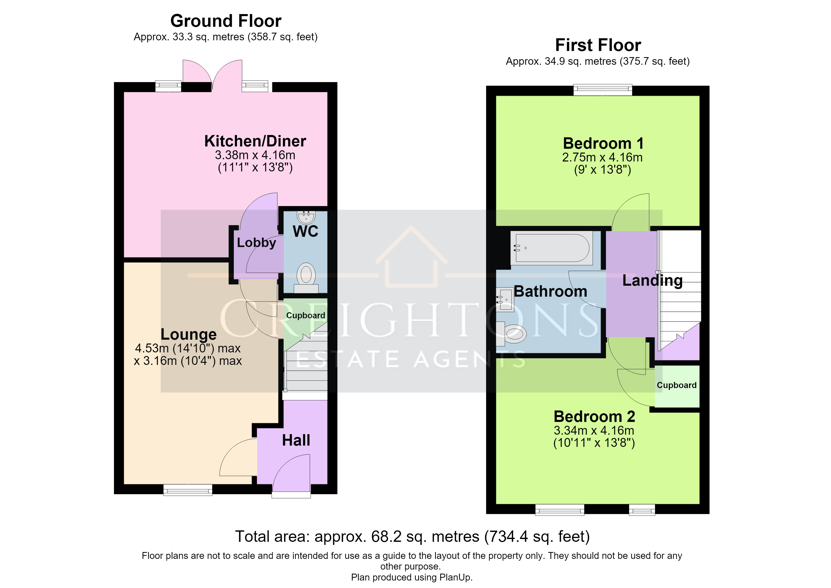 87, Excelsior Way, Loughborough floorplan