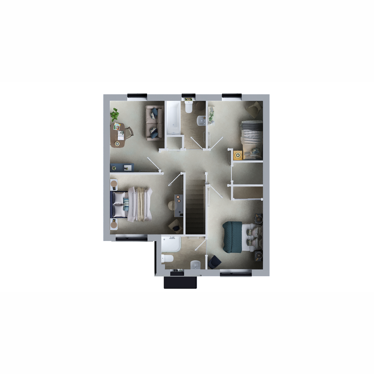 50 (Plot 79), Town Park Way, Glenrothes floorplan