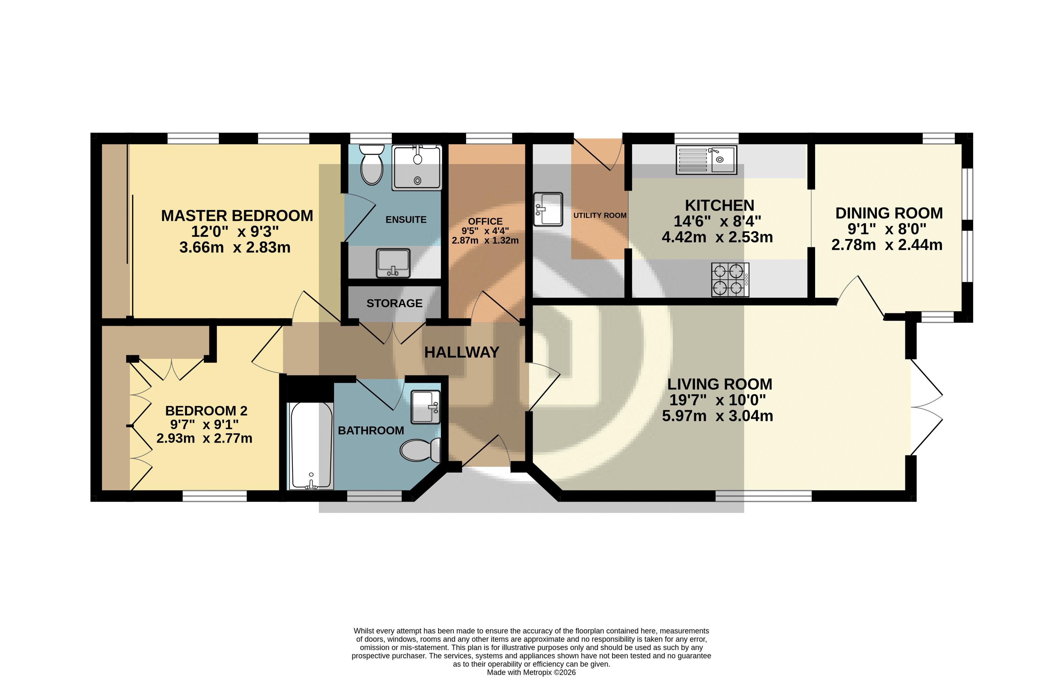 2 Radwell Court,, Felmersham Road, Bedford floorplan