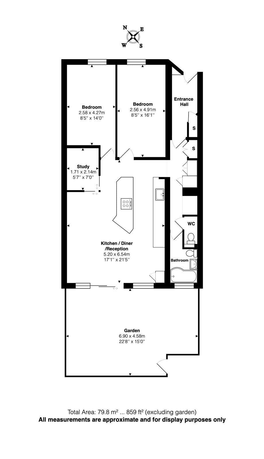 Lazar Walk, Finsbury Park floorplan