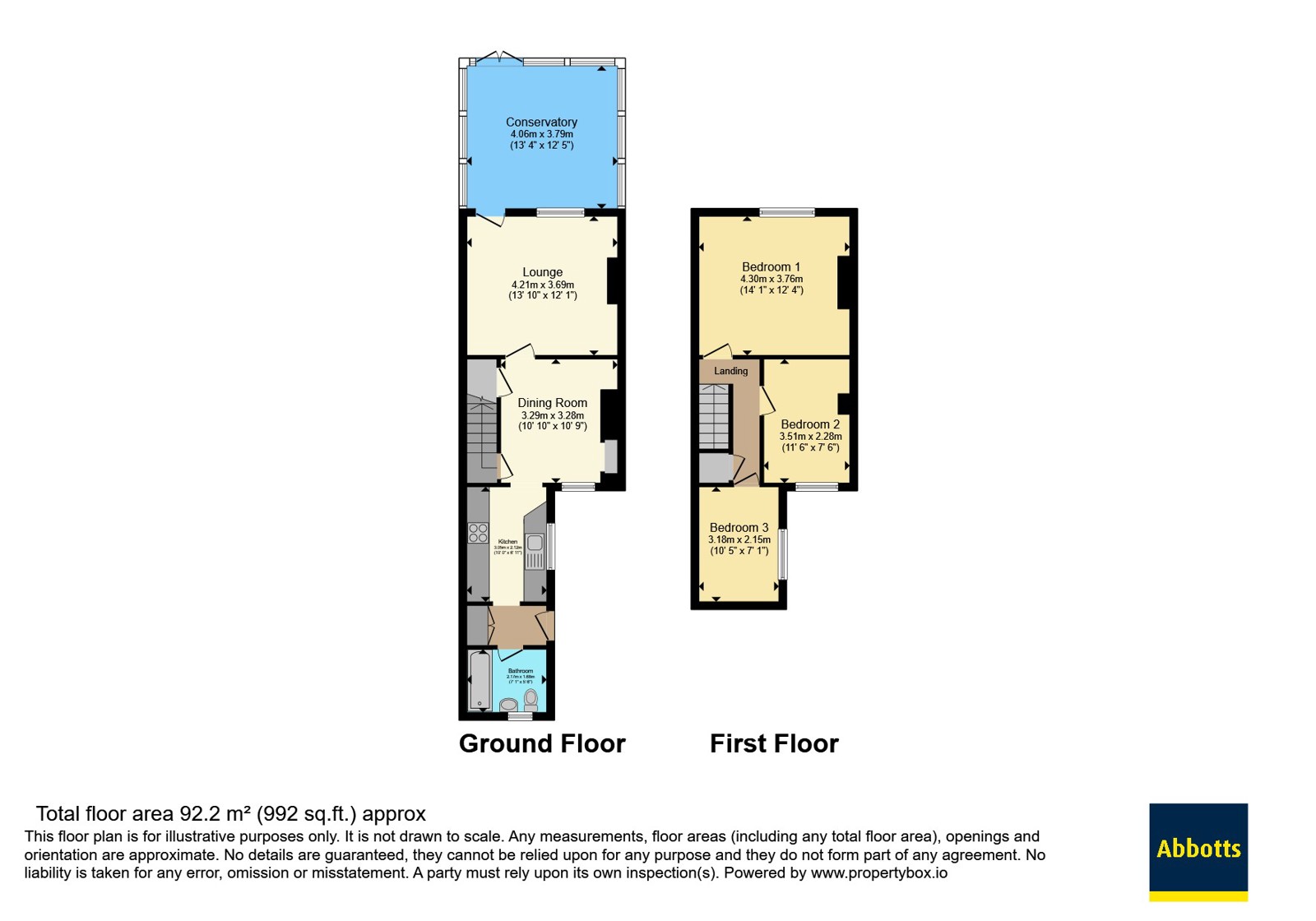 2 Field View Cottages,, New North Road, Norfolk floorplan