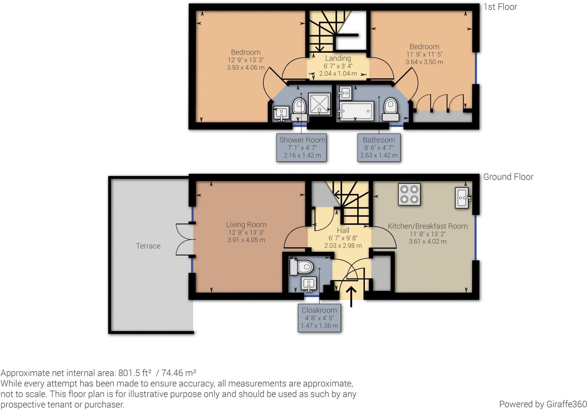 1a Ottways Avenue, Ashtead floorplan