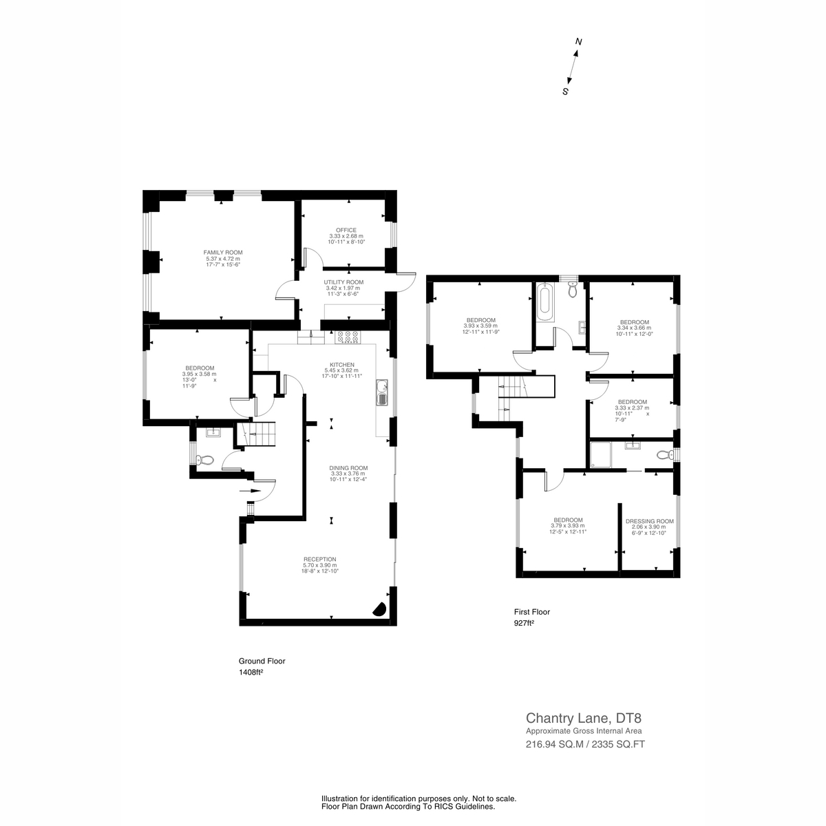 30, Chantry Lane, Beaminster floorplan
