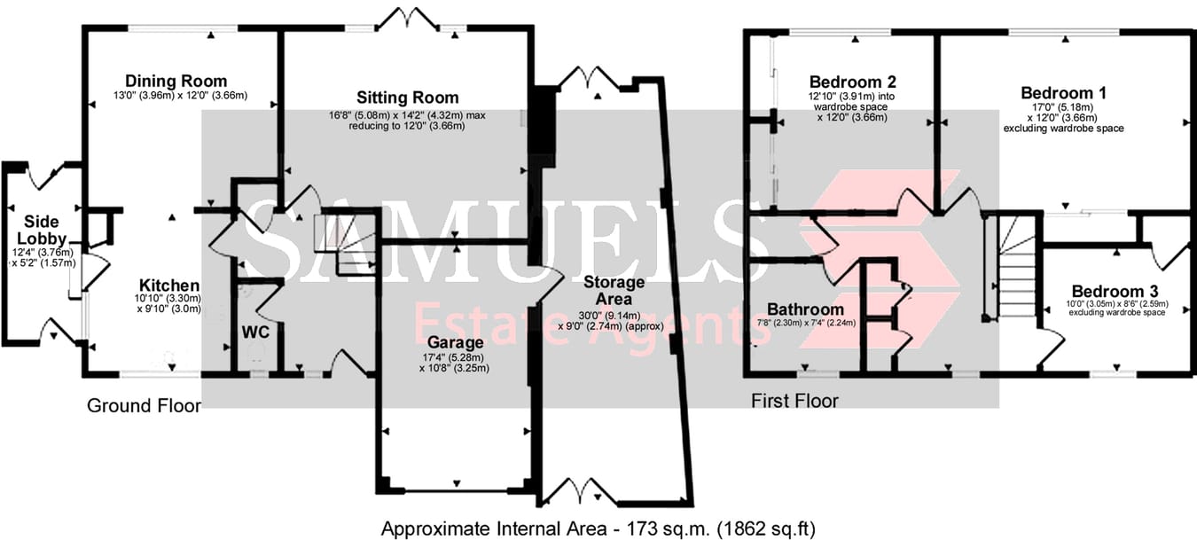 Upway, Wotton Lane, Exmouth floorplan