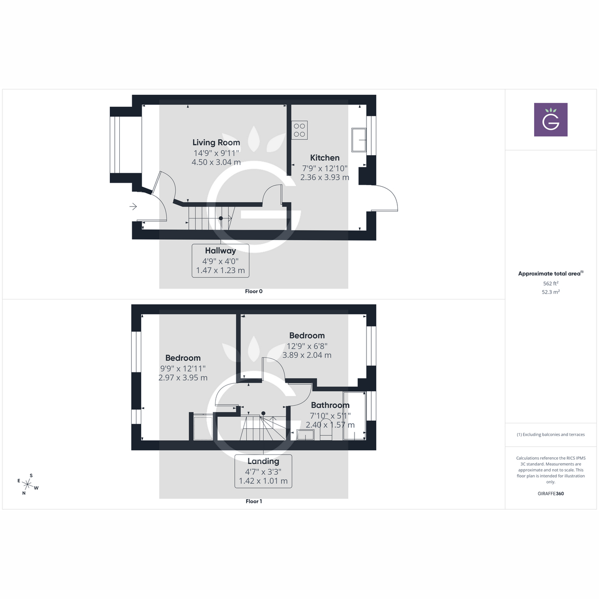 59, Mannock Way, Reading floorplan