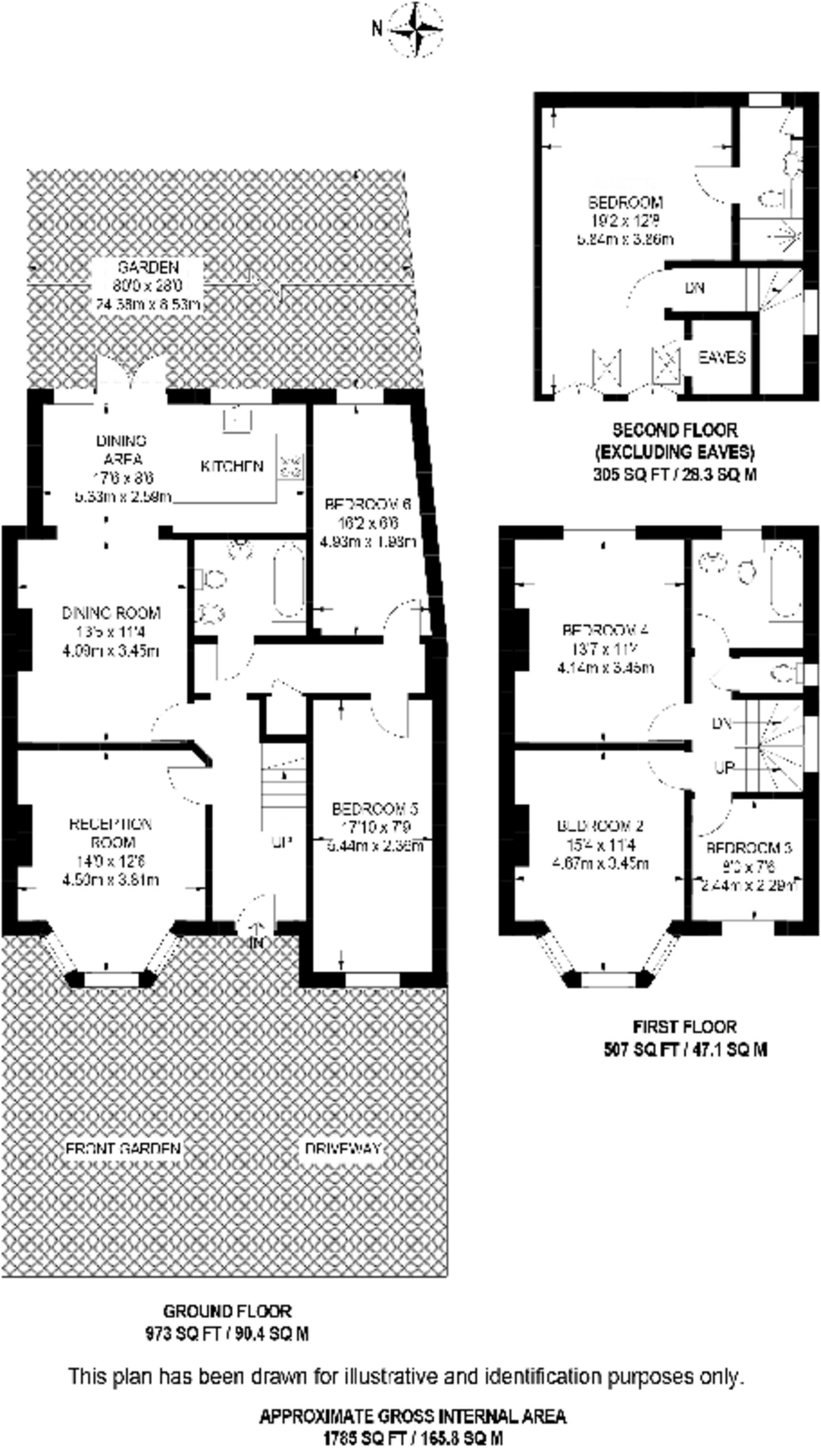 Slough Lane, Kingsbury floorplan