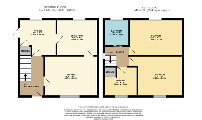 38, Wooding Grove, Harlow floorplan