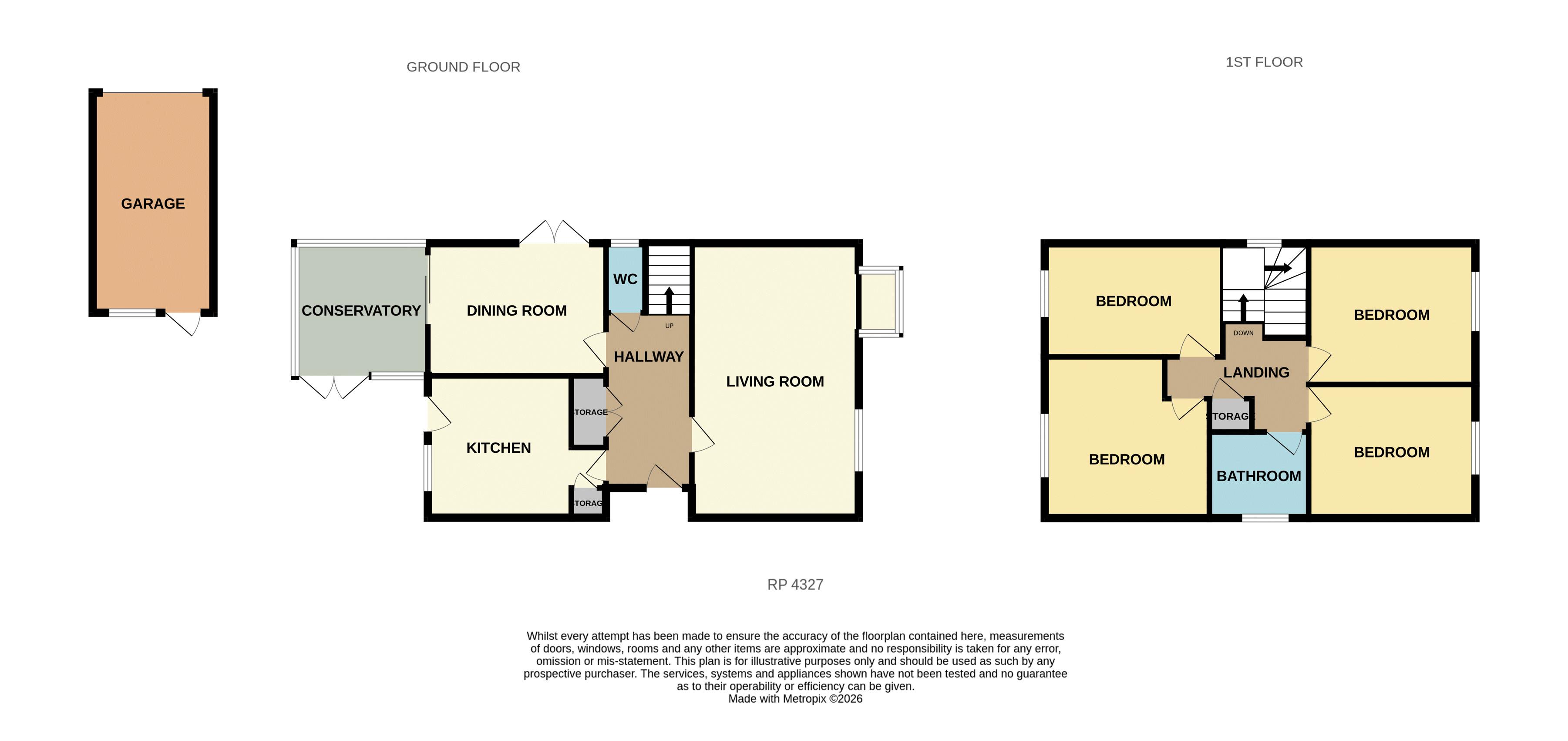 8, Bryn Cadno, Colwyn Bay floorplan