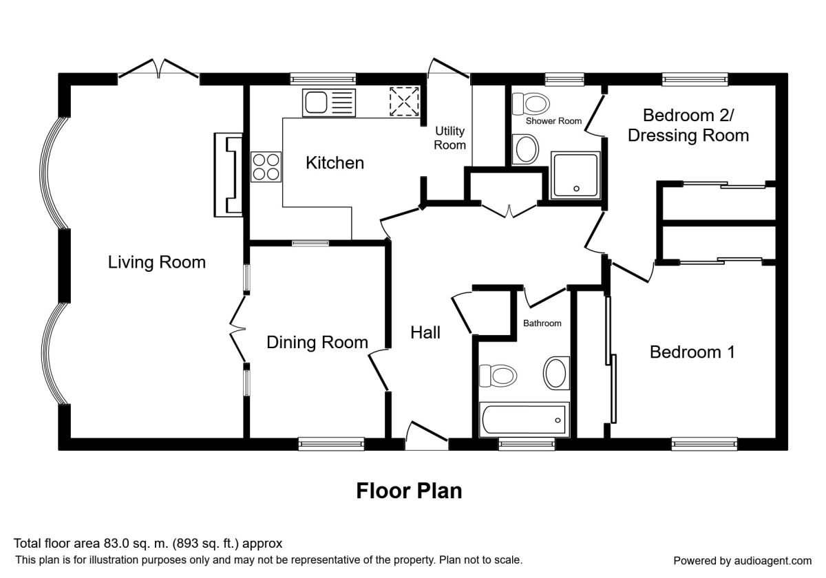 1 Bedrooms Bungalow for sale in Forest Road Park Forest Road, Northwich CW8