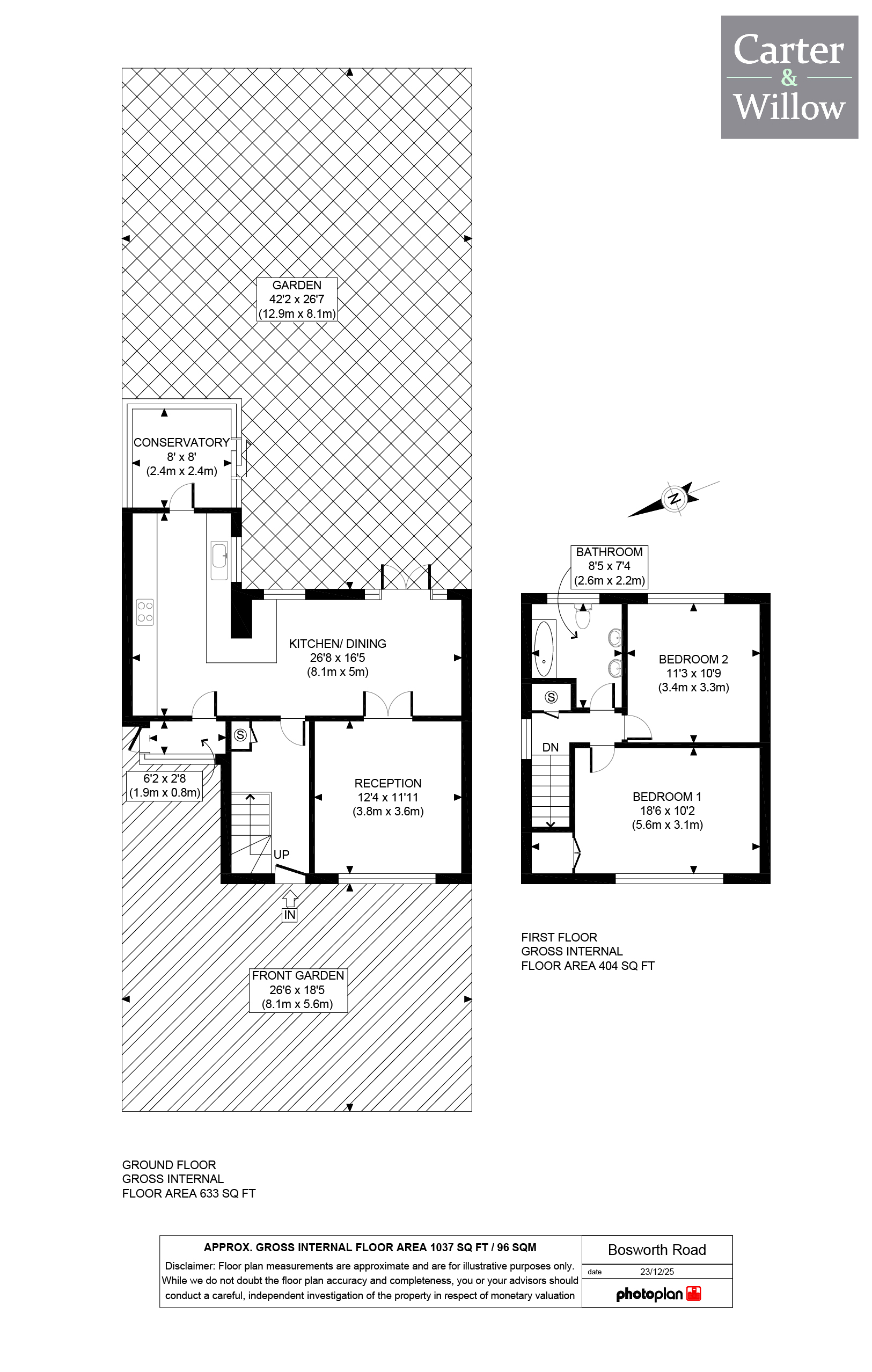 78, Bosworth Road, Dagenham floorplan