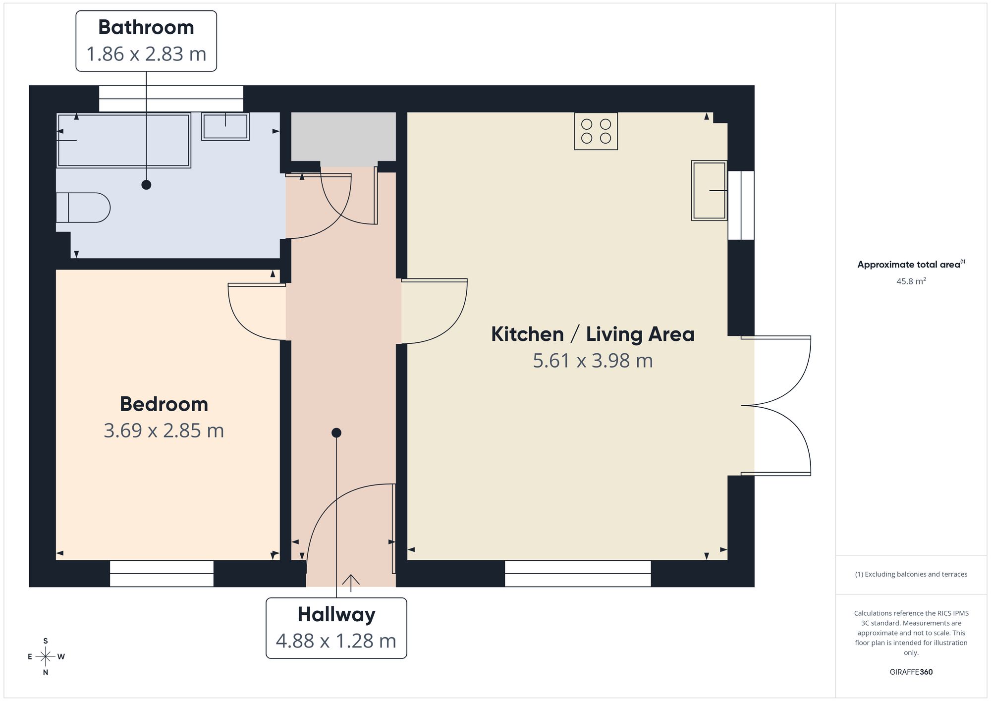 7 June Courtyard North Side, Gateshead floorplan