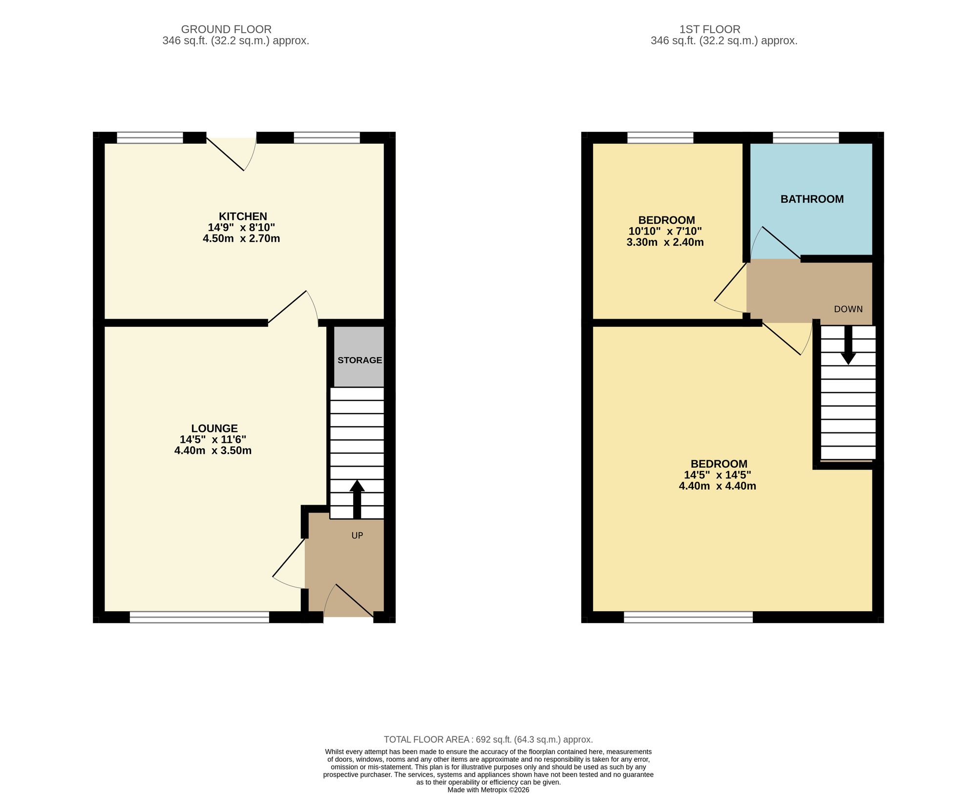 3 Calder Road, Bolton floorplan