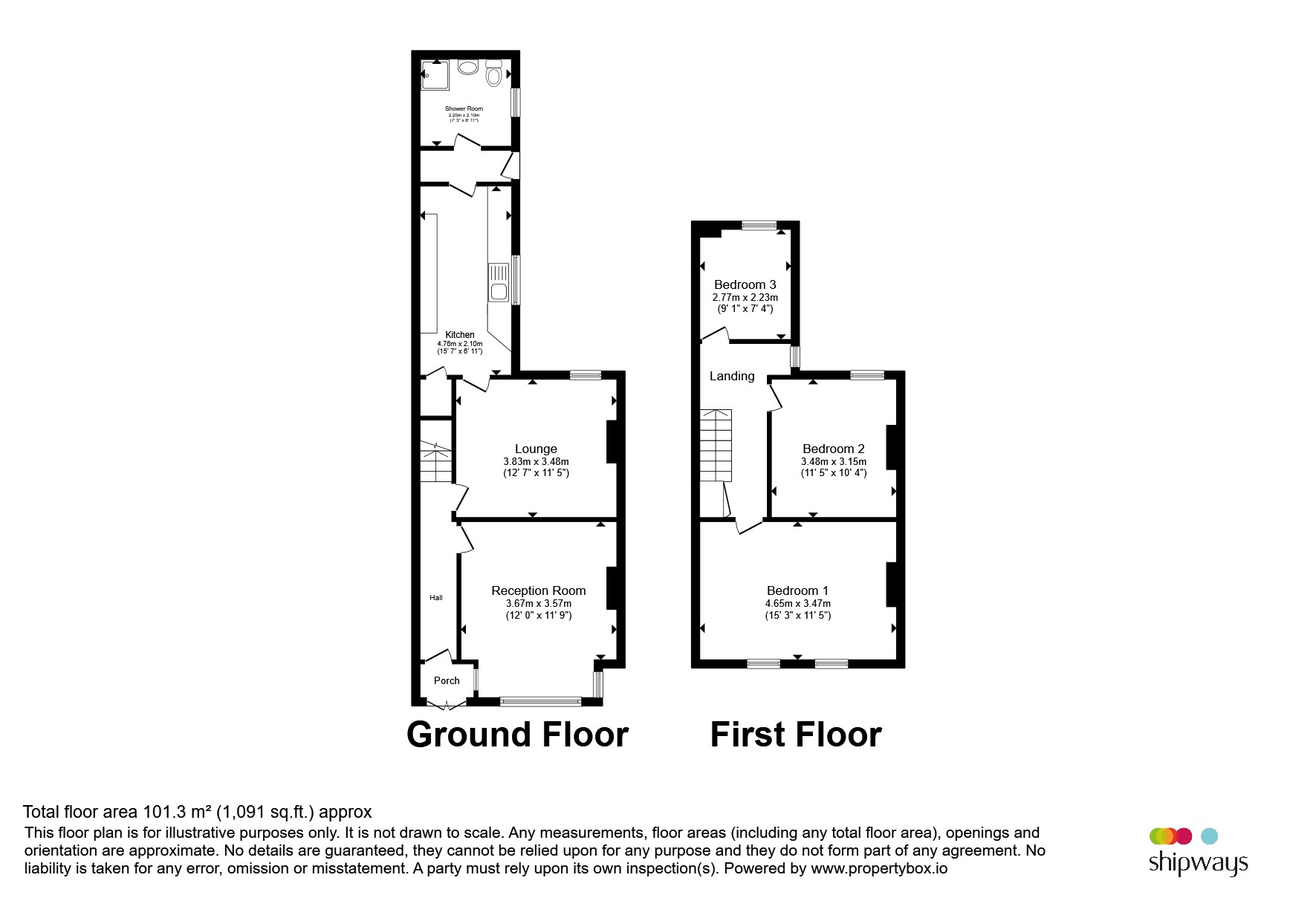 Aston Lane, Birmingham floorplan
