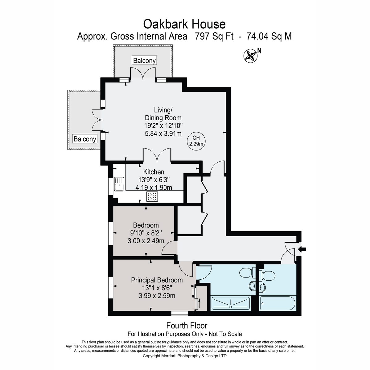 38 Oakbark House, High Street, Brentford floorplan
