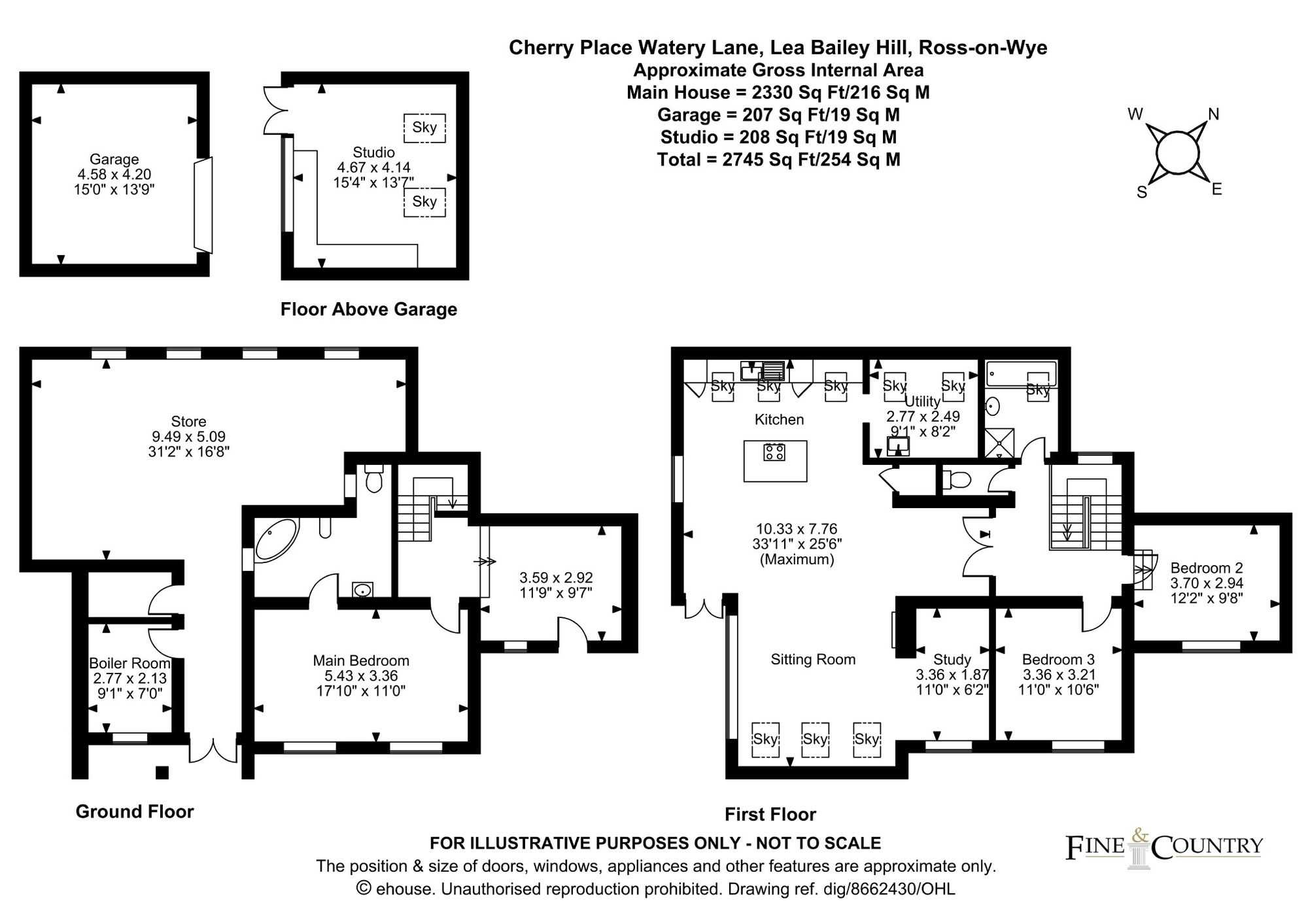 Cherry Place, Watery Lane, Ross-On-Wye floorplan