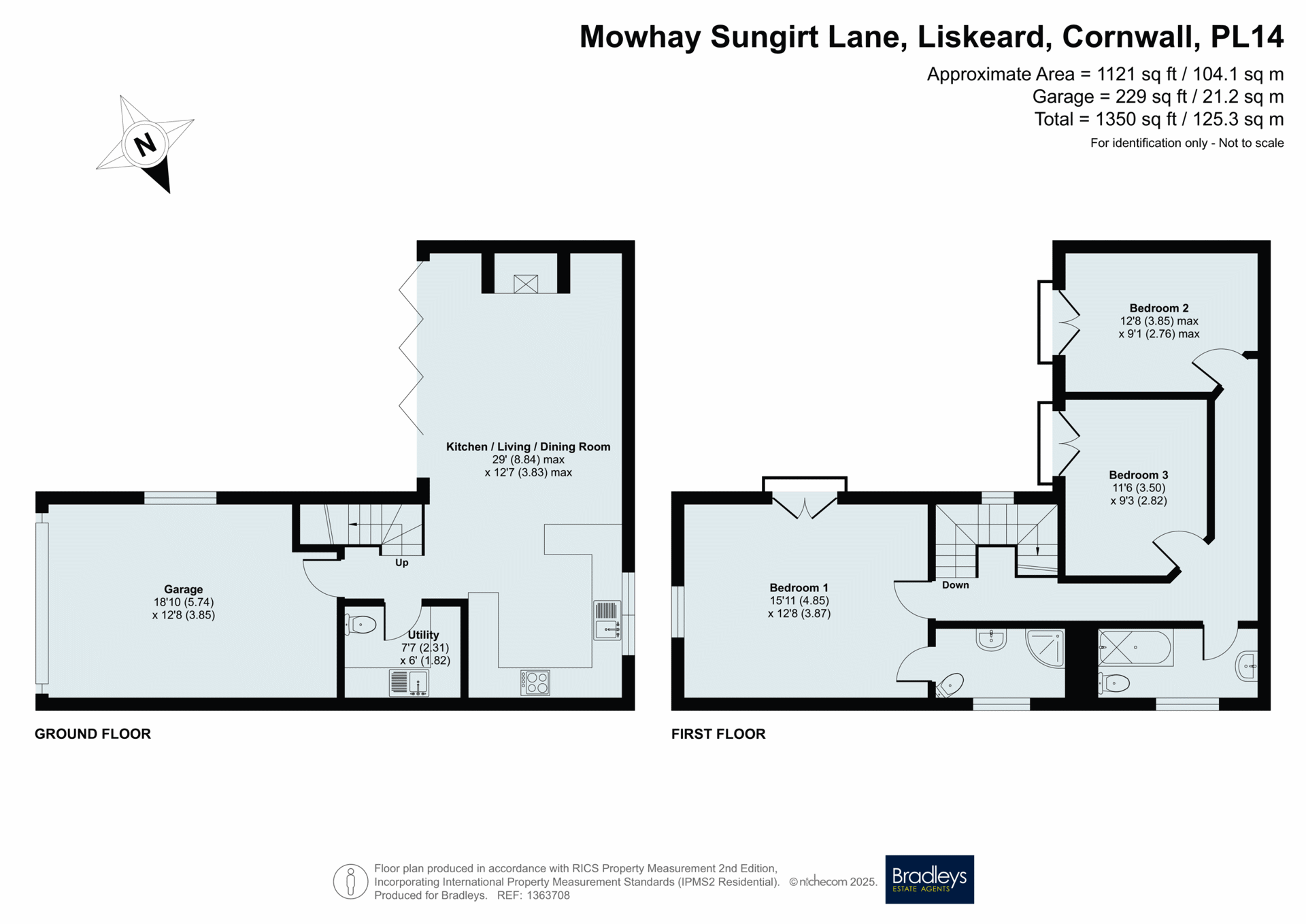 Mowhay,, Sungirt Lane, Cornwall floorplan