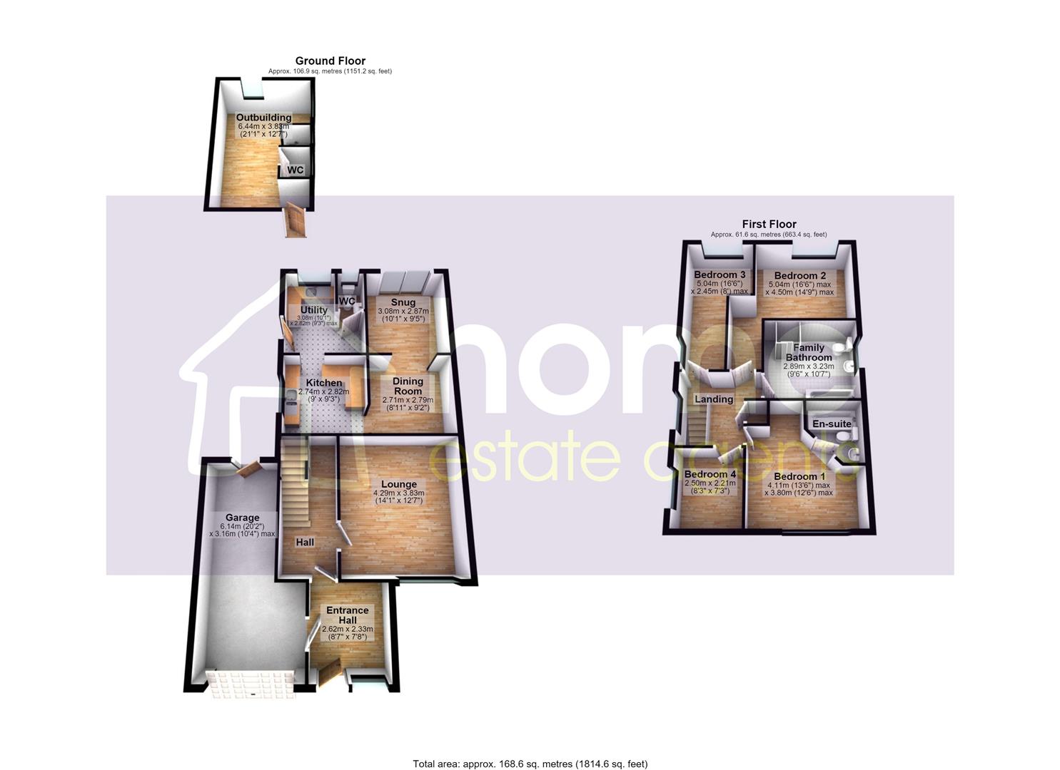 13, Norwich Close, Dukinfield floorplan