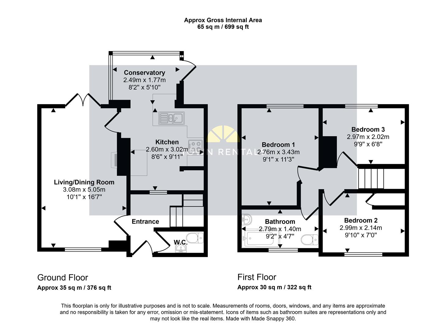 19, Court Road, Eastbourne floorplan