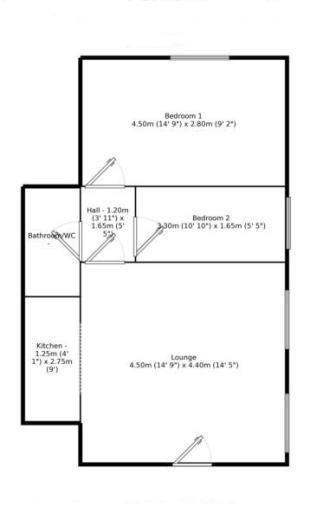 2 Bedrooms Flat for sale in Whin Knowle, Hebden Bridge Road, Oxenhope BD22