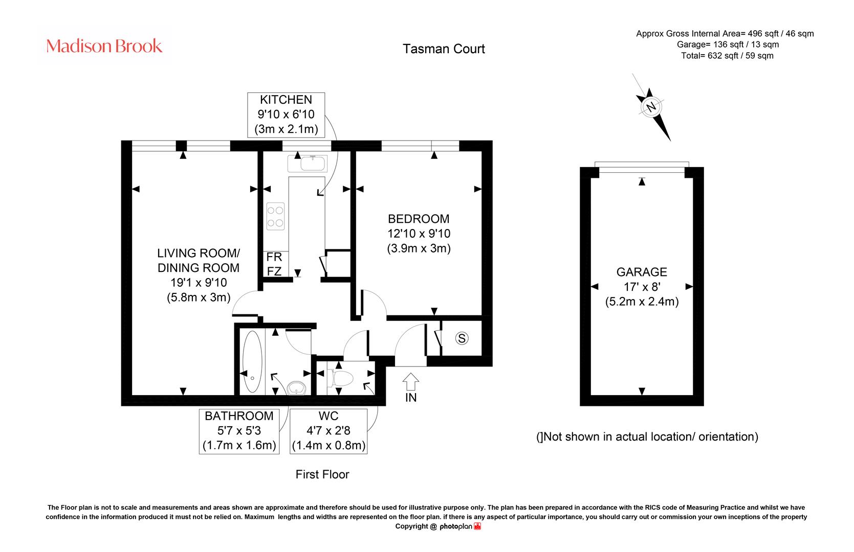 Tasman Court, Sunbury-On-Thames floorplan