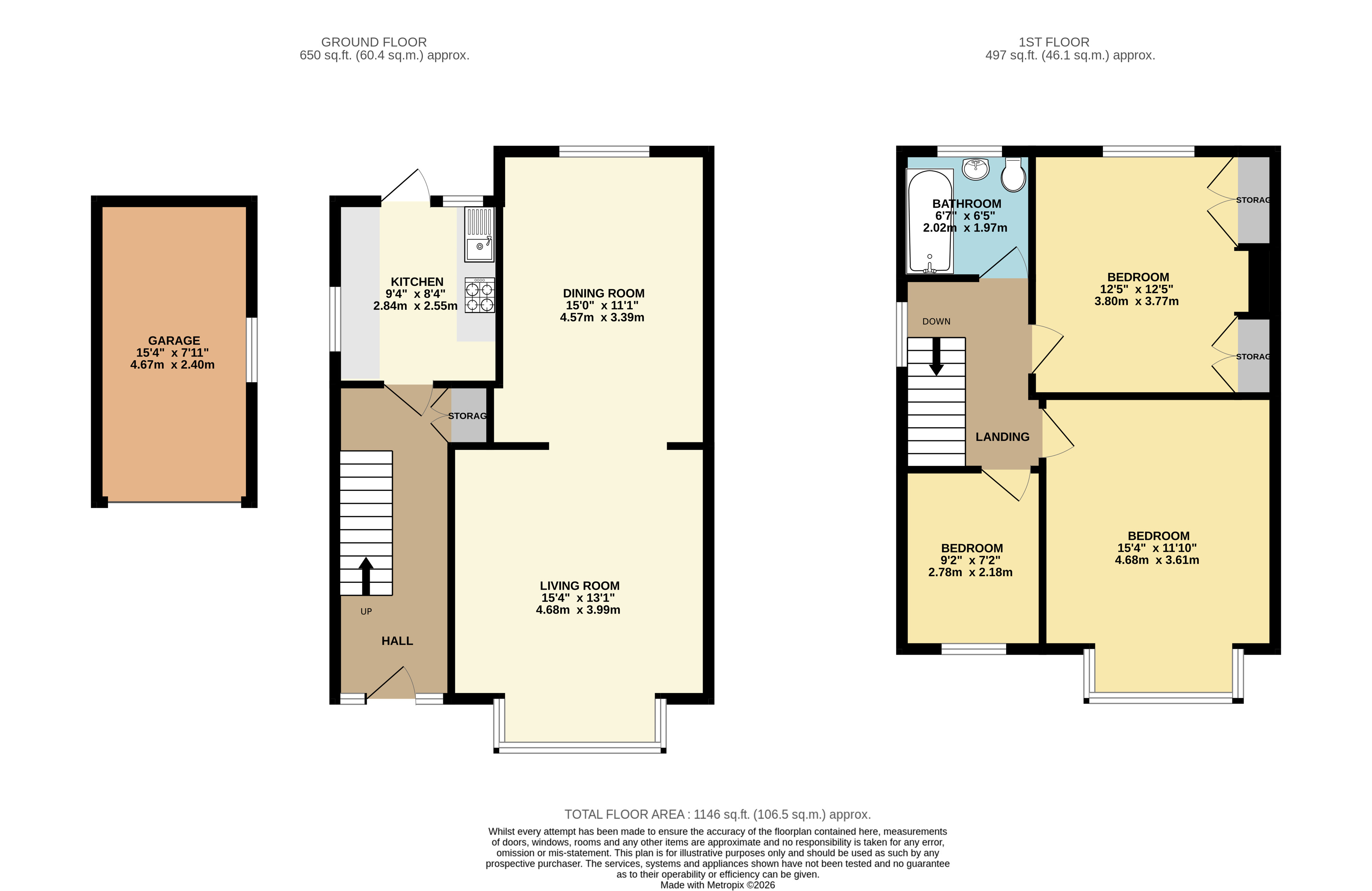 29, Wanscow Walk, Bristol floorplan