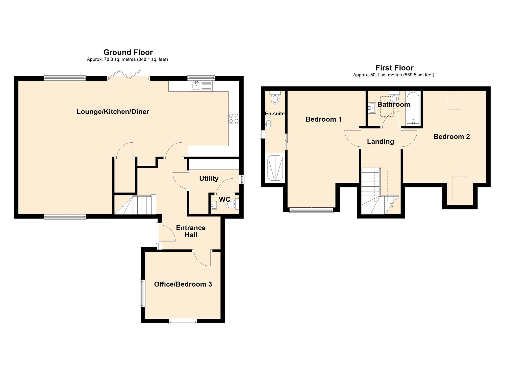 Plot 1, Whaplate Farm, West View, Messingham floorplan