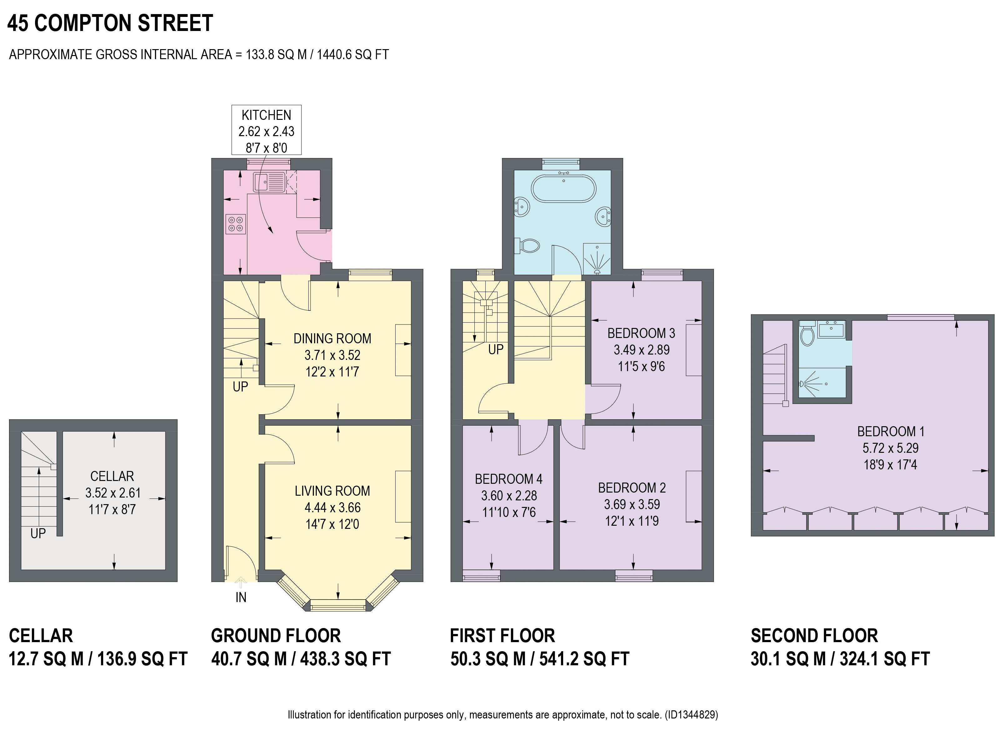 Compton Street, Chesterfield floorplan